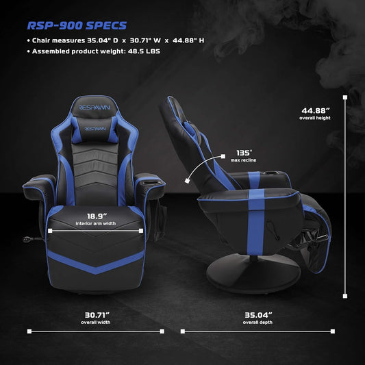 900 Gaming Recliner - Video Games Console Recliner Chair, Computer